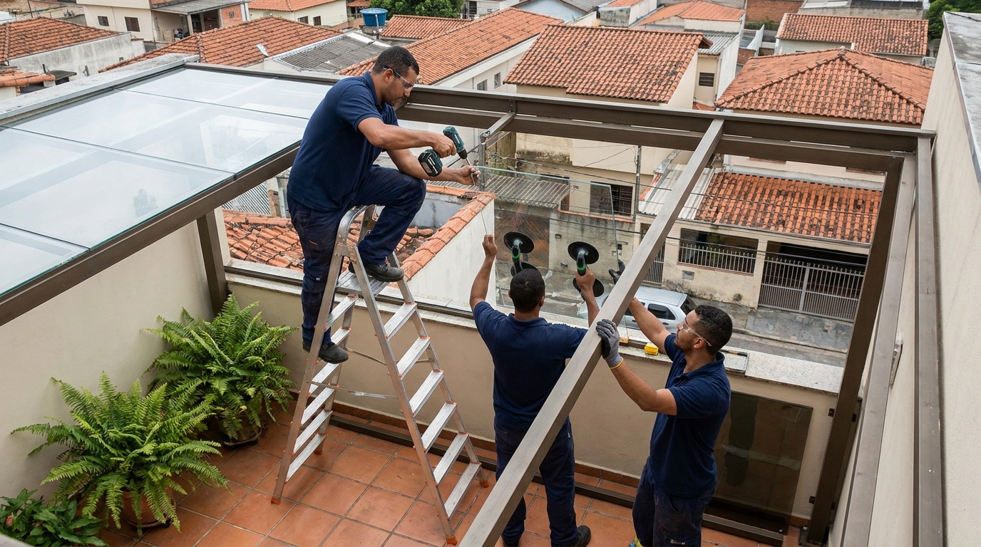 Cobertura de Vidro em São José do Rio Preto‑SP